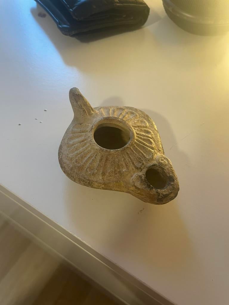 Antieke olielamp, Ophalen of Verzenden