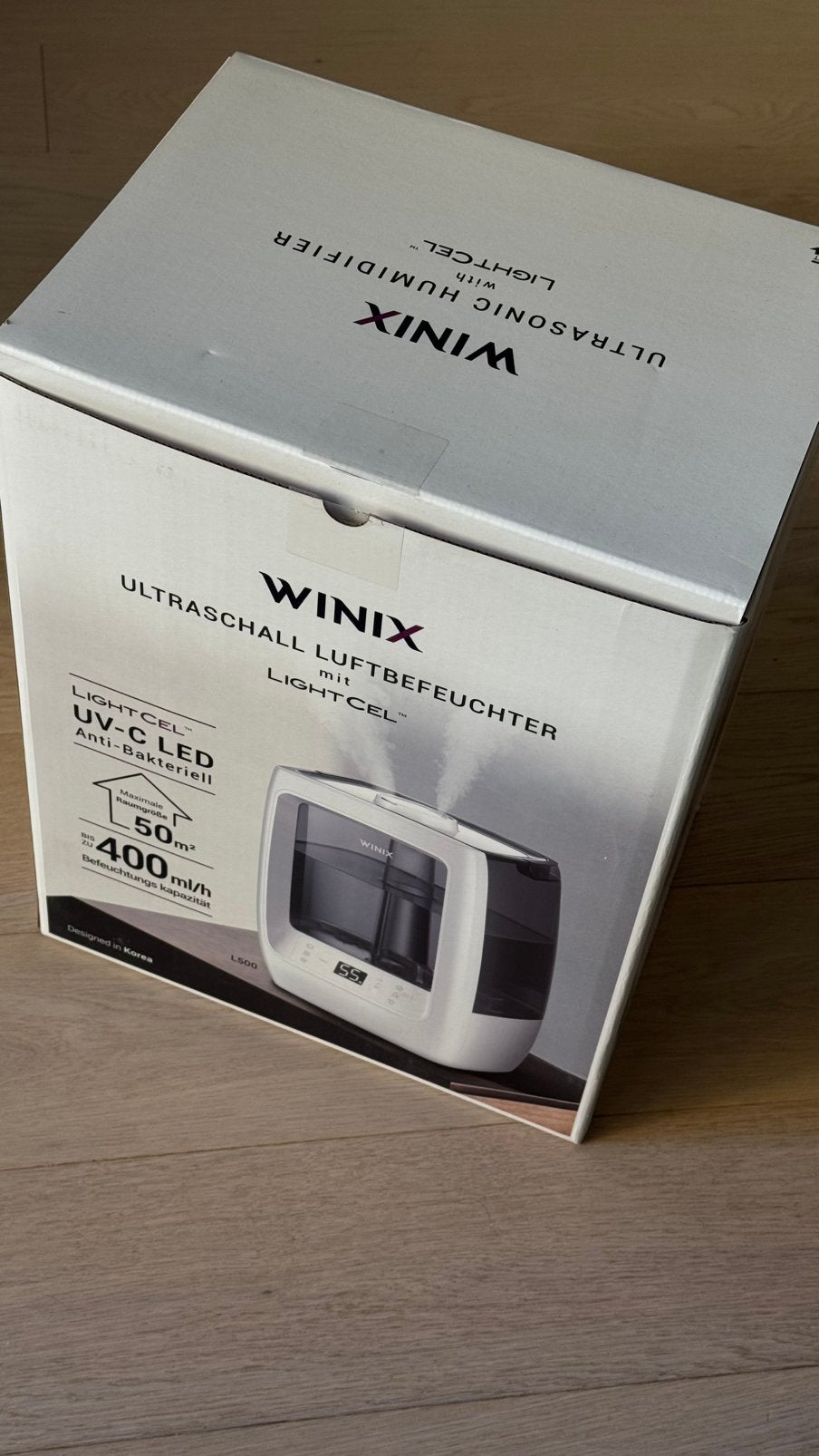 Winix L500 Ultrasonic humidifier, Ophalen of Verzenden, Nieuw, Luchtbevochtiger