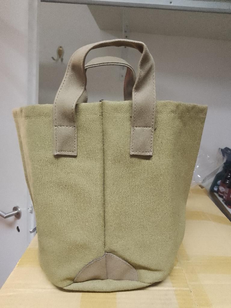 potato sack botang (24.5€) draagtas boodschappentas bag, Handtassen en Accessoires, Tassen | Damestassen, Verzenden, Nieuw, Groen