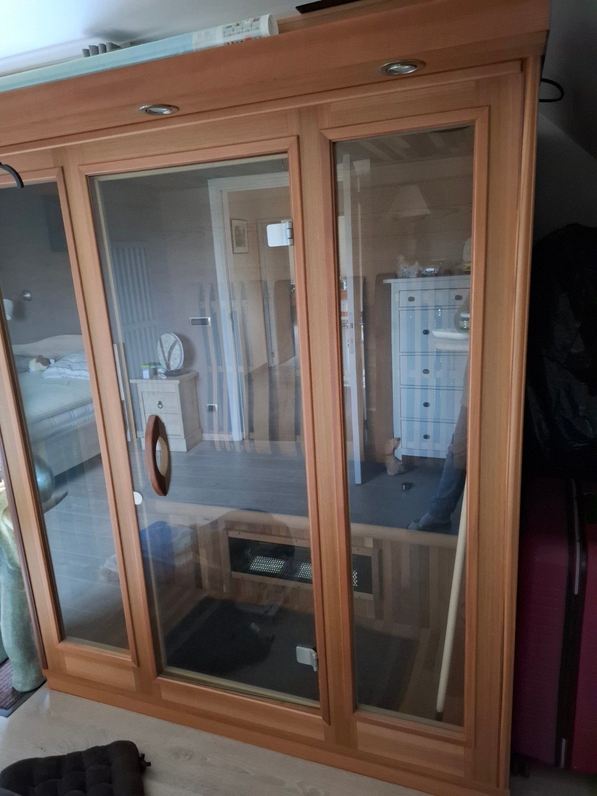 infra rood cabine infraplus voor 3 personen, Sport en Fitness, Sauna, Ophalen, Zo goed als nieuw, Infrarood, Complete sauna