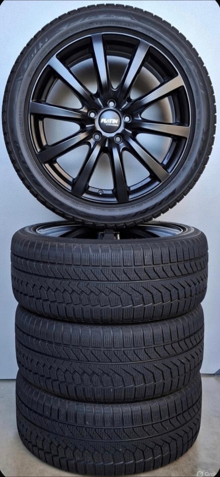 Jantes Alu PLATIN 18" 5 x115 avec pneus hiver 235/45 R 18, Auto-onderdelen, Banden en Velgen, Ophalen, 18 inch, Gebruikt, Banden en Velgen