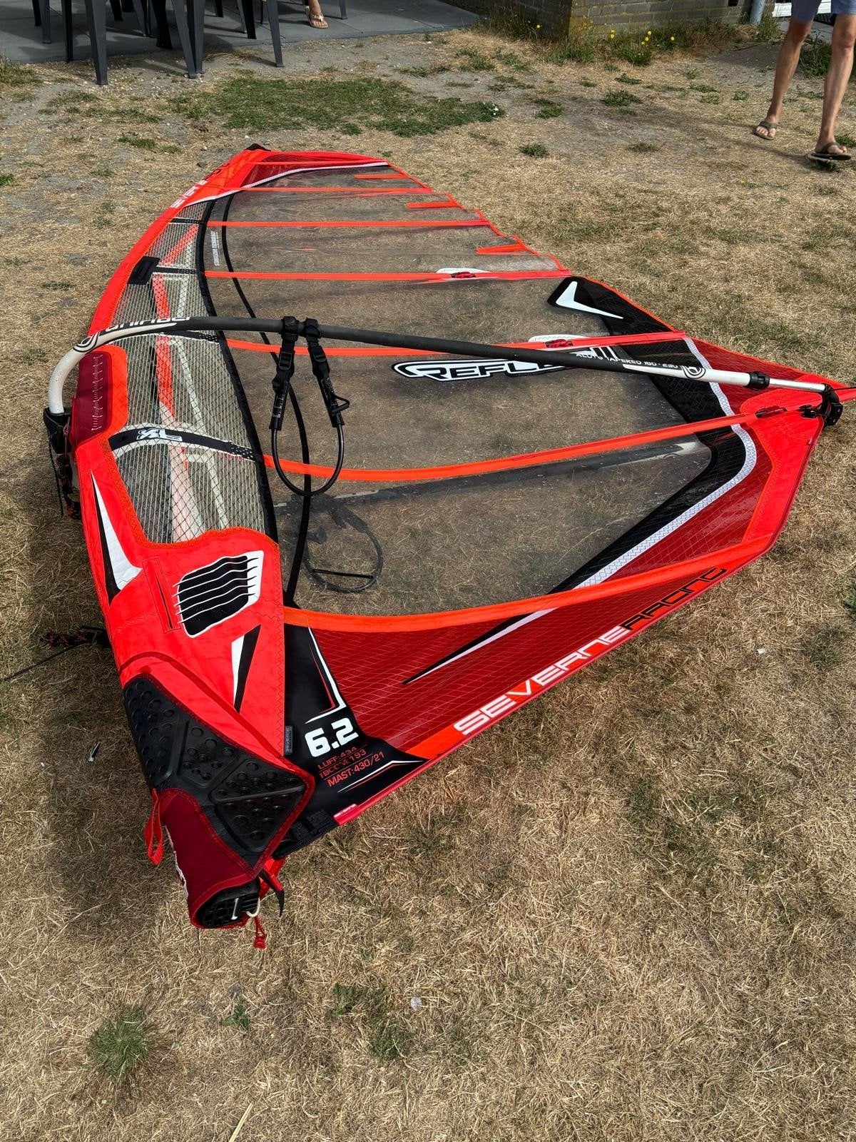 Severne Reflex II 6.2, Sports nautiques & Bateaux, Planche à voile, Comme neuf, Enlèvement, Severne, 5 à 6.5 m²