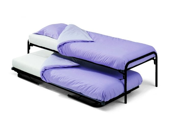 onderschuif bed, Ophalen, Gebruikt, 90 cm, Eenpersoons