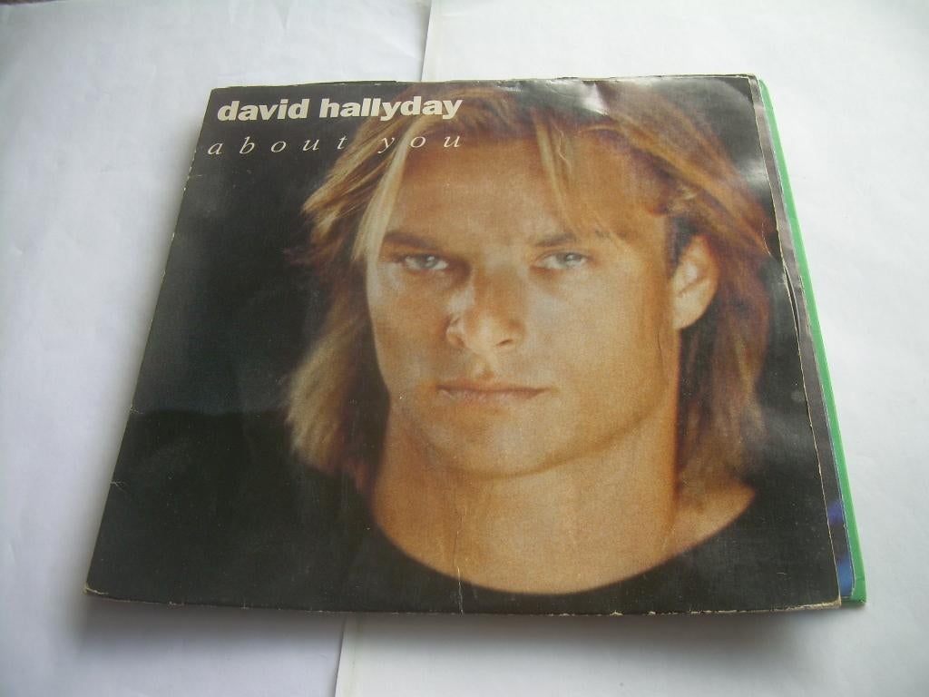 SINGLE 45T - David Hallyday‎ — À propos de vous, Enlèvement ou Envoi, 1990 - 1999, Single, Comme neuf