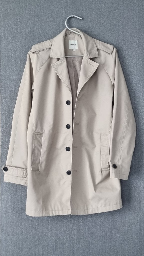 Trench, Kleding | Heren, Truien en Vesten, Maat 48/50 (M), Beige, Jack&Jones, Ophalen of Verzenden