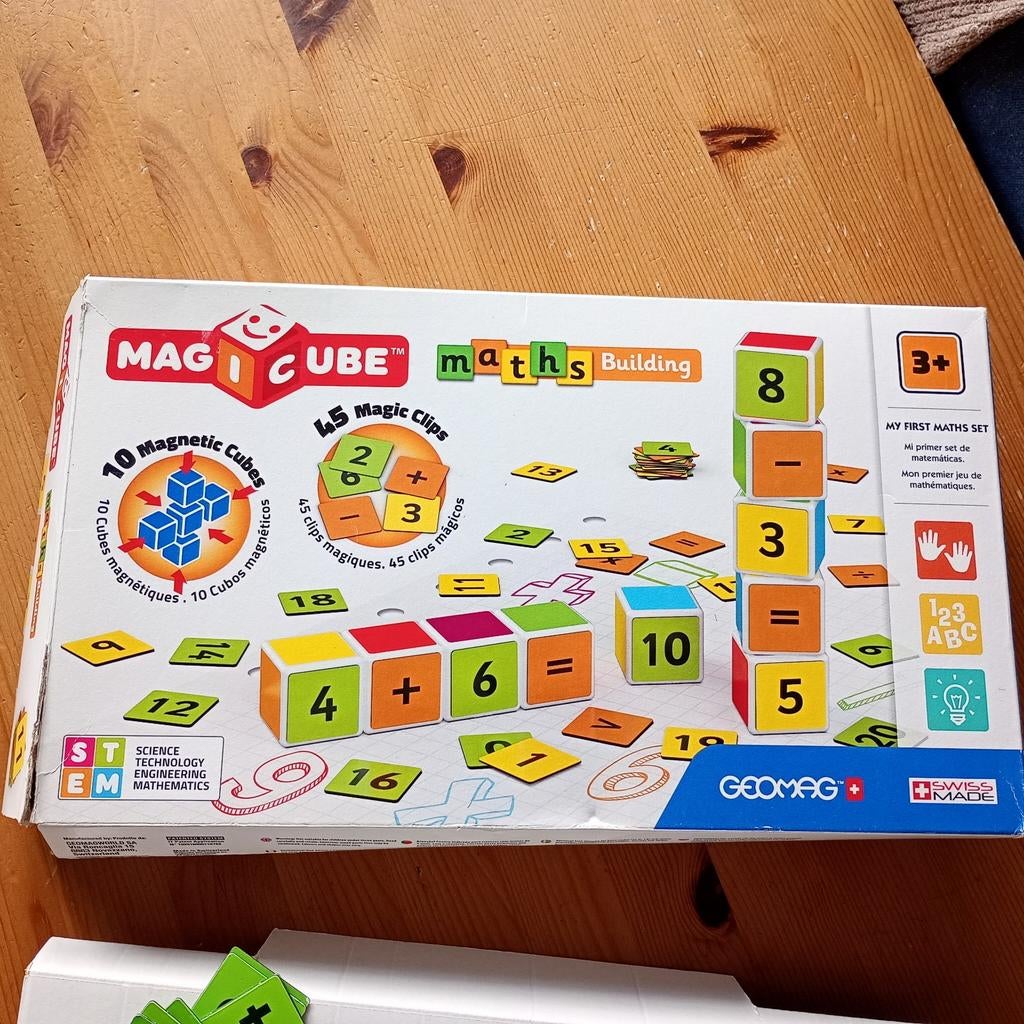 Geomag magicube maths building, Enfants & Bébés, Enlèvement, Utilisé, 2 à 4 ans