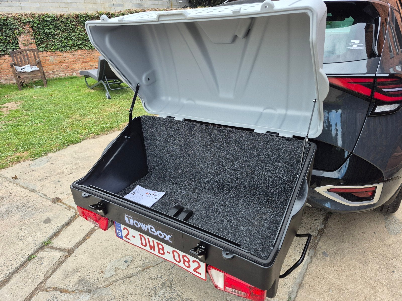 TOWBOX V1 Trekhaak Koffer 280 liter NIeuw, Ophalen