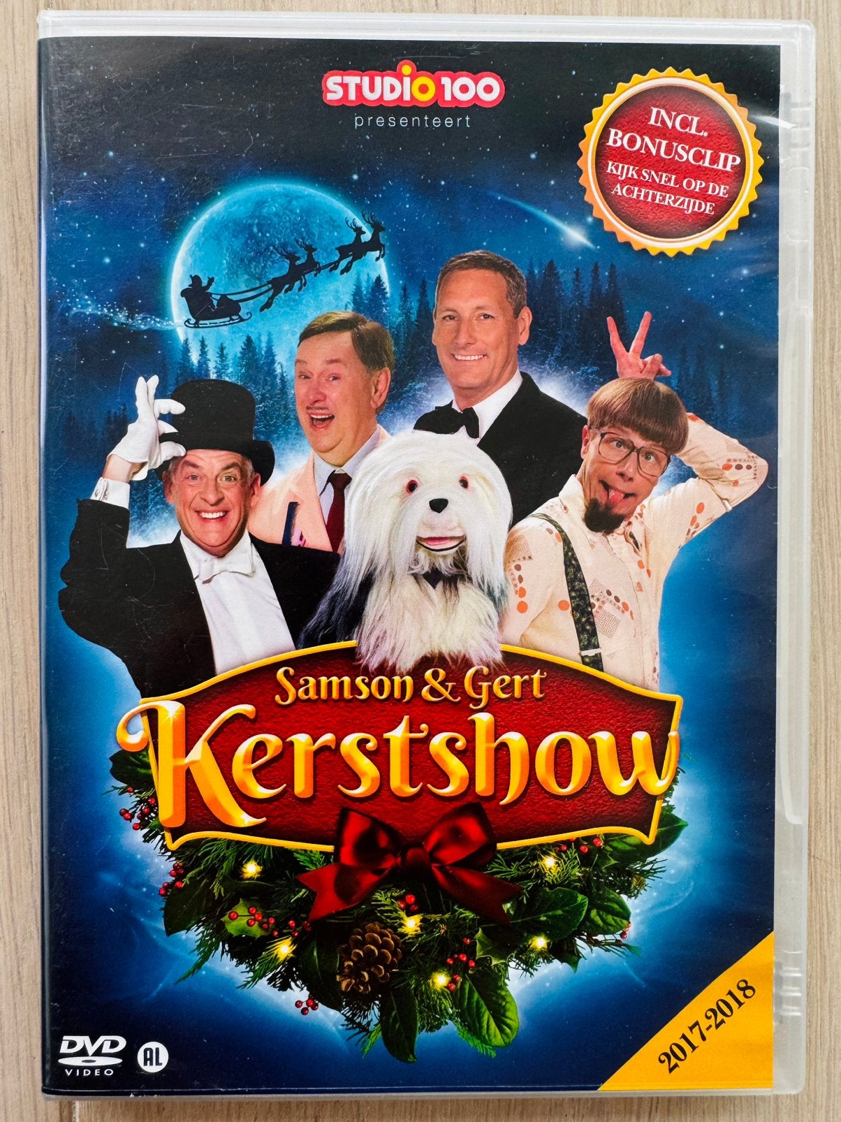 Samson & Gert DVD: Kerstshow 2017-2018, Cd's en Dvd's, Ophalen of Verzenden, Zo goed als nieuw