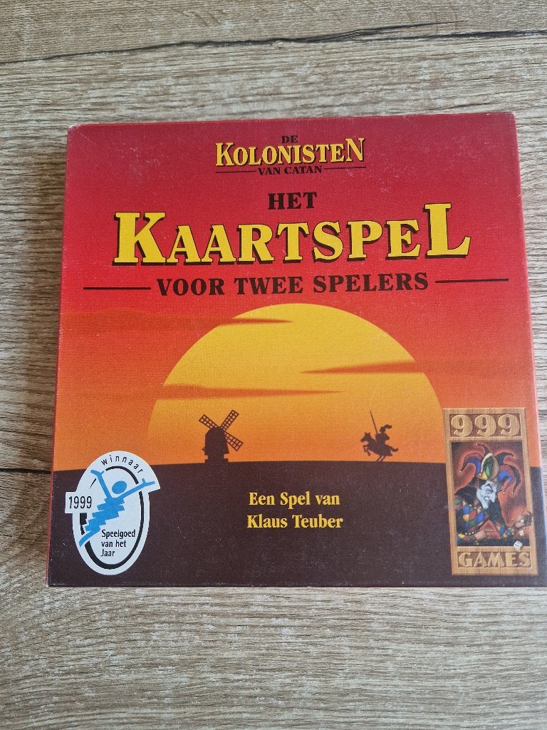 Kolonisten van Catan - kaartspel voor 2 personen, Hobby en Vrije tijd, Een of twee spelers, Ophalen, Gebruikt, 999 games