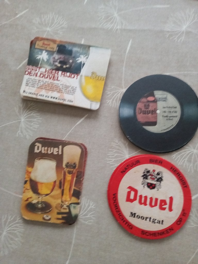 Duvel bierviltjes, Enlèvement, Comme neuf, Sous-bock, Duvel