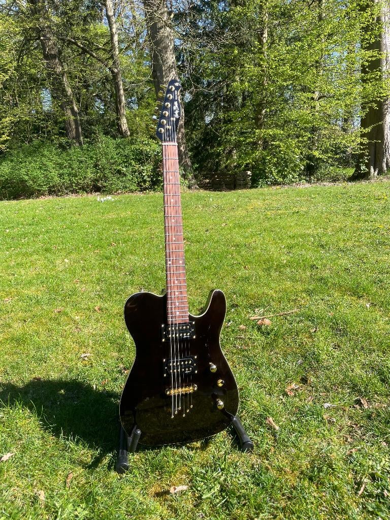 Harley Benton TE-40 TBK Deluxe Series, Muziek en Instrumenten, Snaarinstrumenten | Gitaren | Elektrisch, Zo goed als nieuw, Solid body