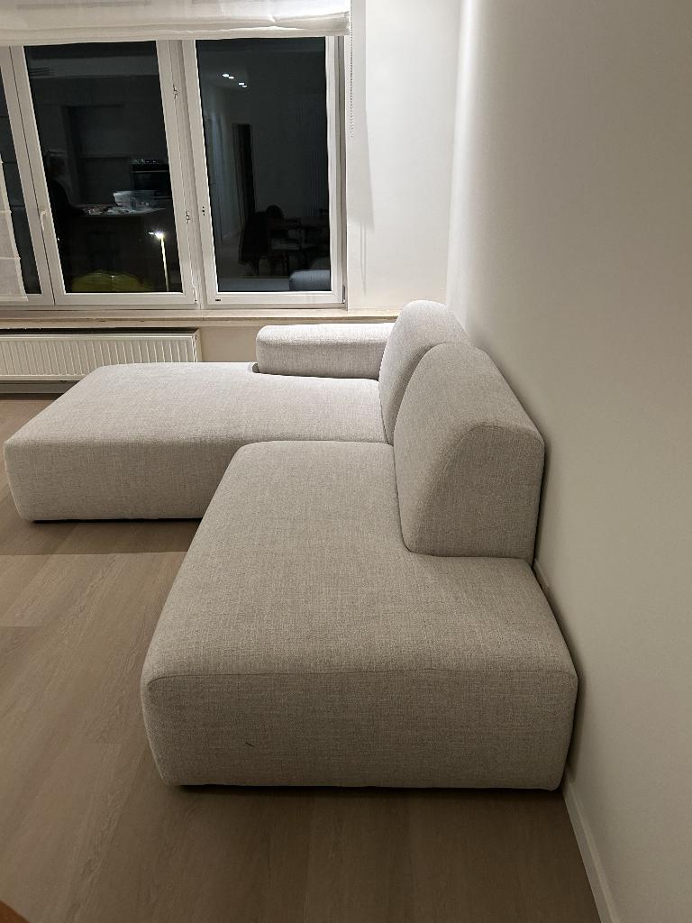 Nieuwe GeroWonen zetel met longchair – nooit gebruikt, Ophalen, 250 tot 300 cm, Hoekbank, Nieuw