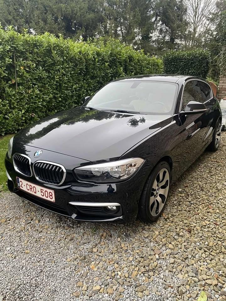 BMW SERIE 1, Auto's, BMW, Zwart, Leder, 1500 cc, Particulier