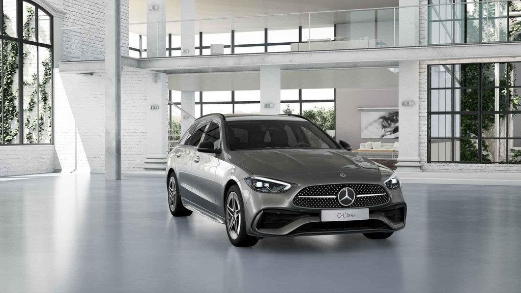 Mercedes-Benz C-Klasse Break 300 e AMG Line | Panoramisch Da, Auto's, Automaat, Zwart, 4 cilinders, 313 pk