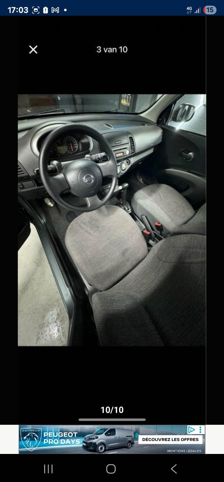 Nissan Micra 1.3 Essence Automatique – 2007