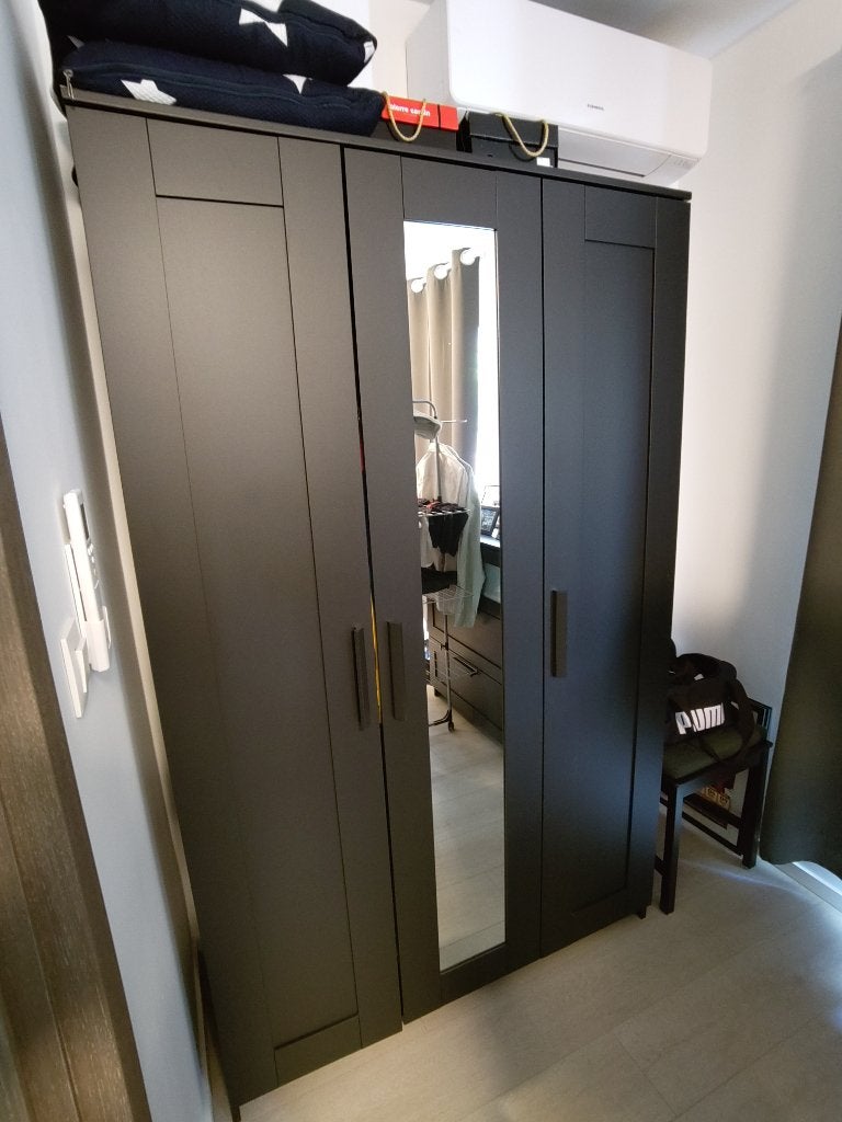 Penderie noire, Ophalen, 100 tot 150 cm, Zo goed als nieuw, 150 tot 200 cm