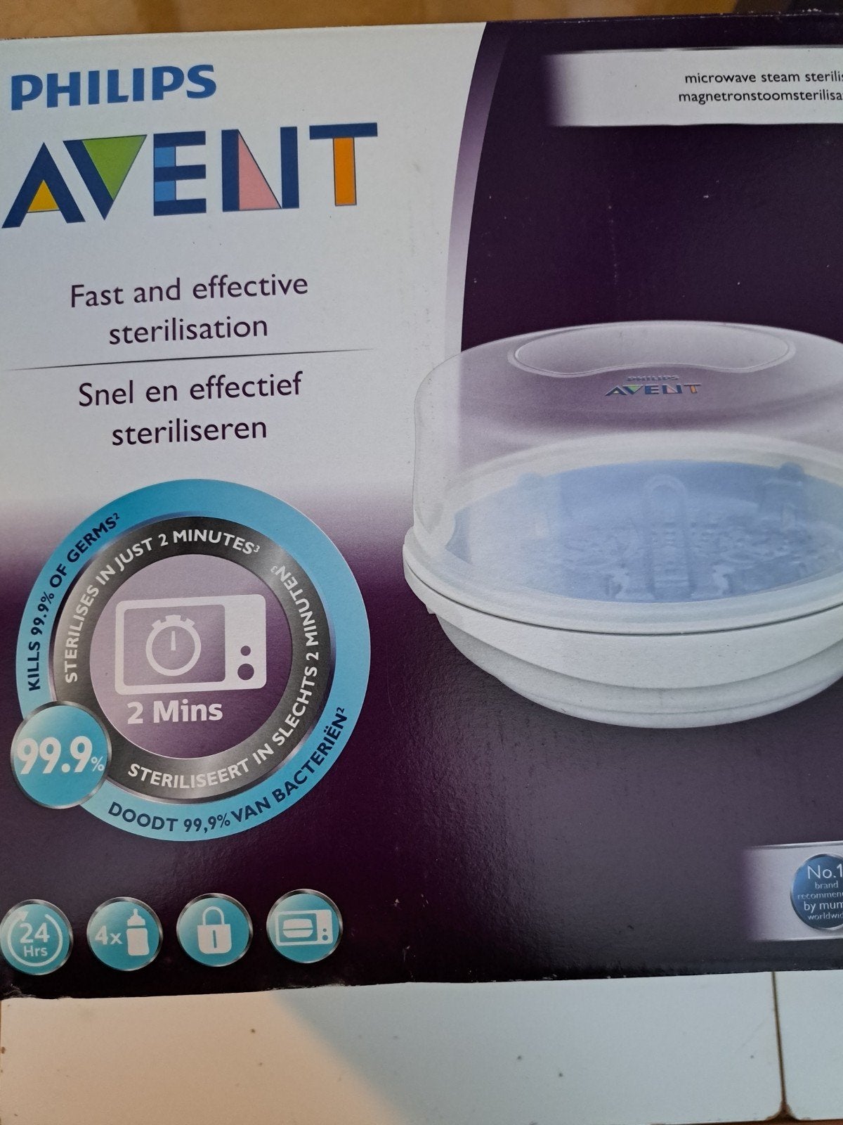 Philips avent sterilisator, Ophalen, Sterilisator