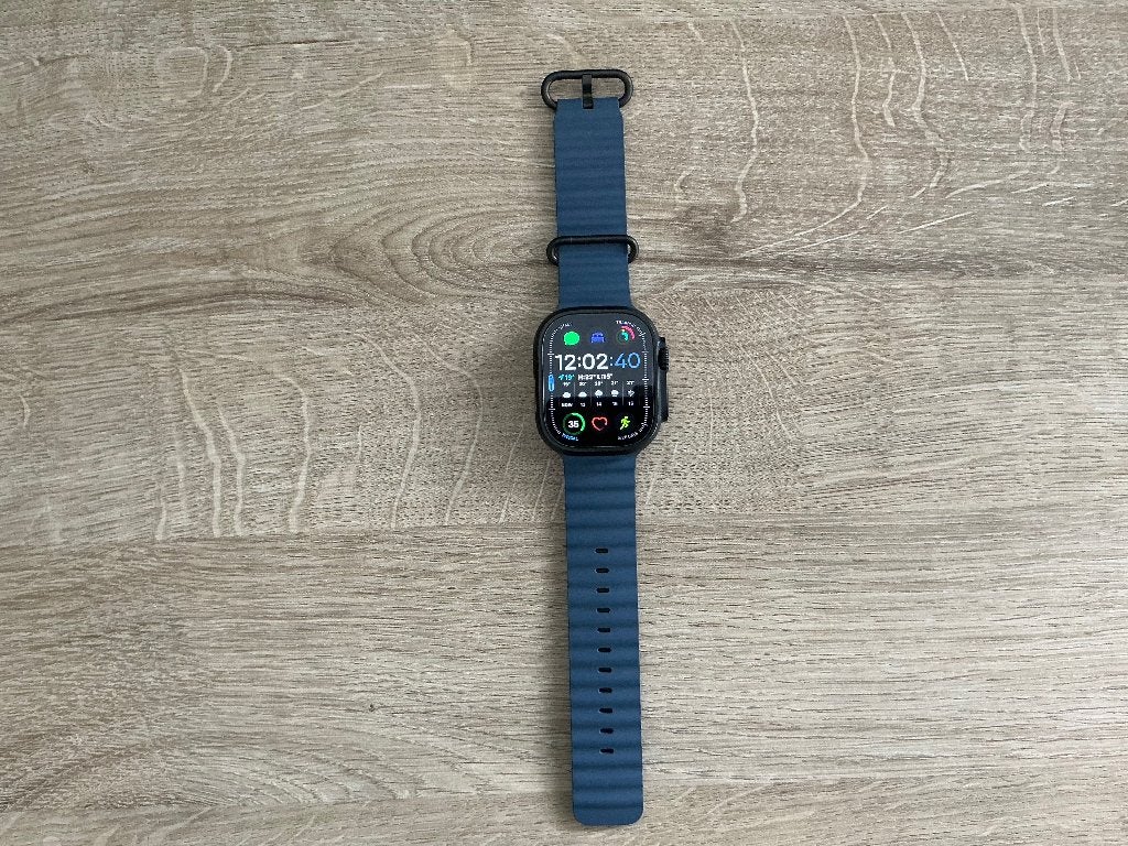 Apple Watch Ultra 3 49mm zwart titanium als nieuw, Étanche, Apple Watch, IOS, Comme neuf