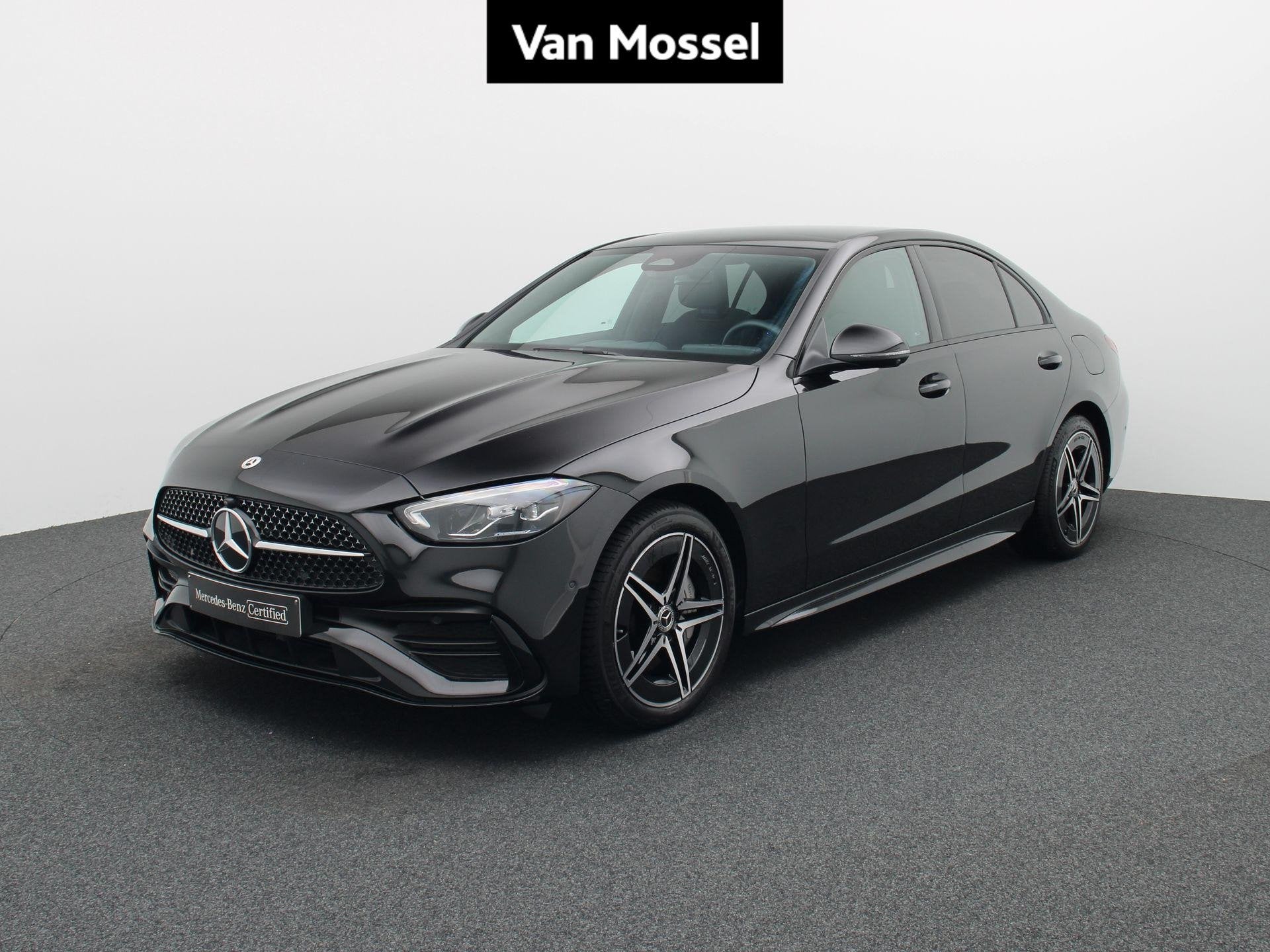 Mercedes-Benz C-Klasse 300 e AMG Line Berline + PANORAMISCH, Autos, 1800 kg, Entreprise, Noir, Electronic Stability Program (ESP)