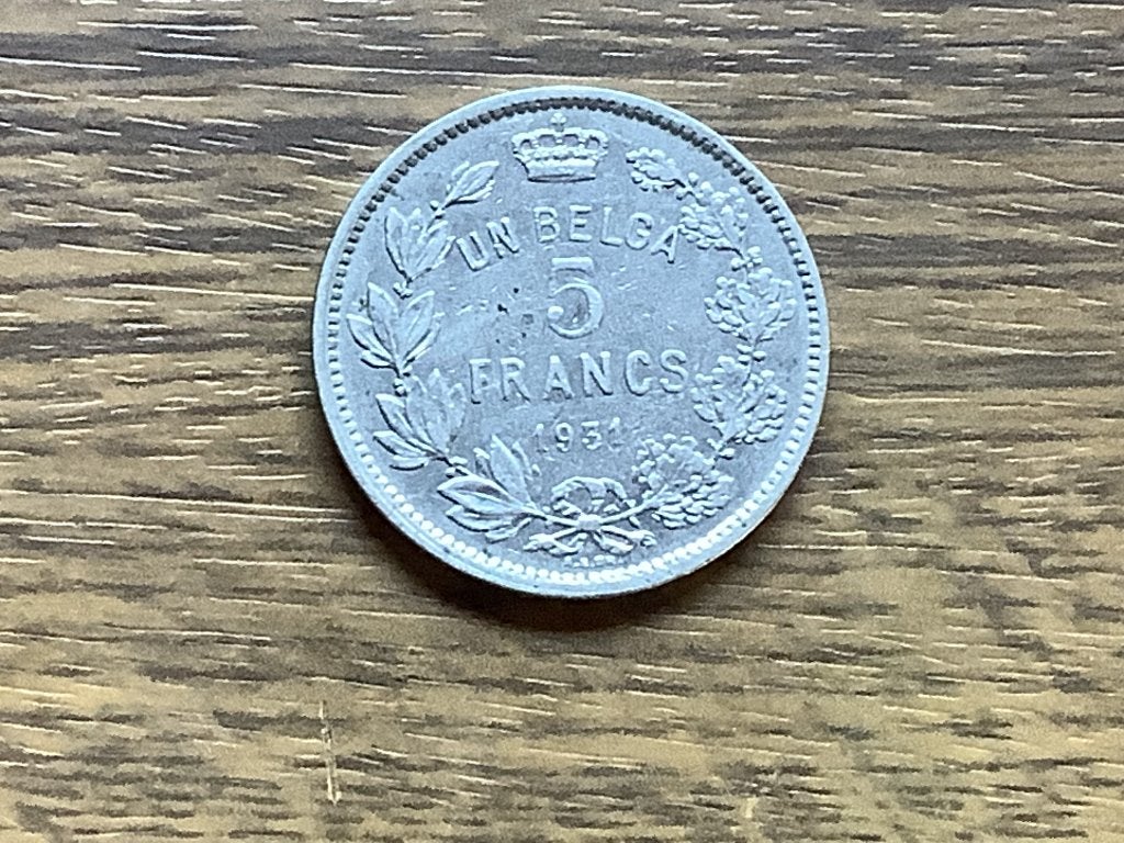 Un Belga Albert 1931 pos A, Enlèvement ou Envoi, Métal, Monnaie en vrac