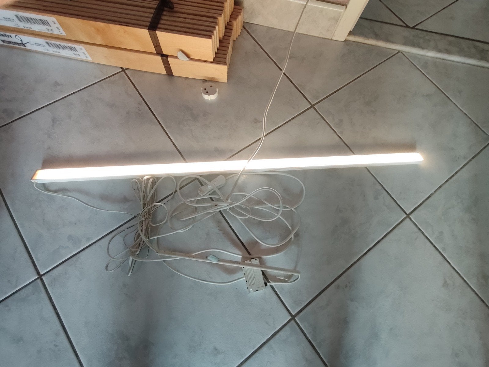 IKEA Led-lichtwand/strip met transformator, Huis en Inrichting, Ophalen, IKEA