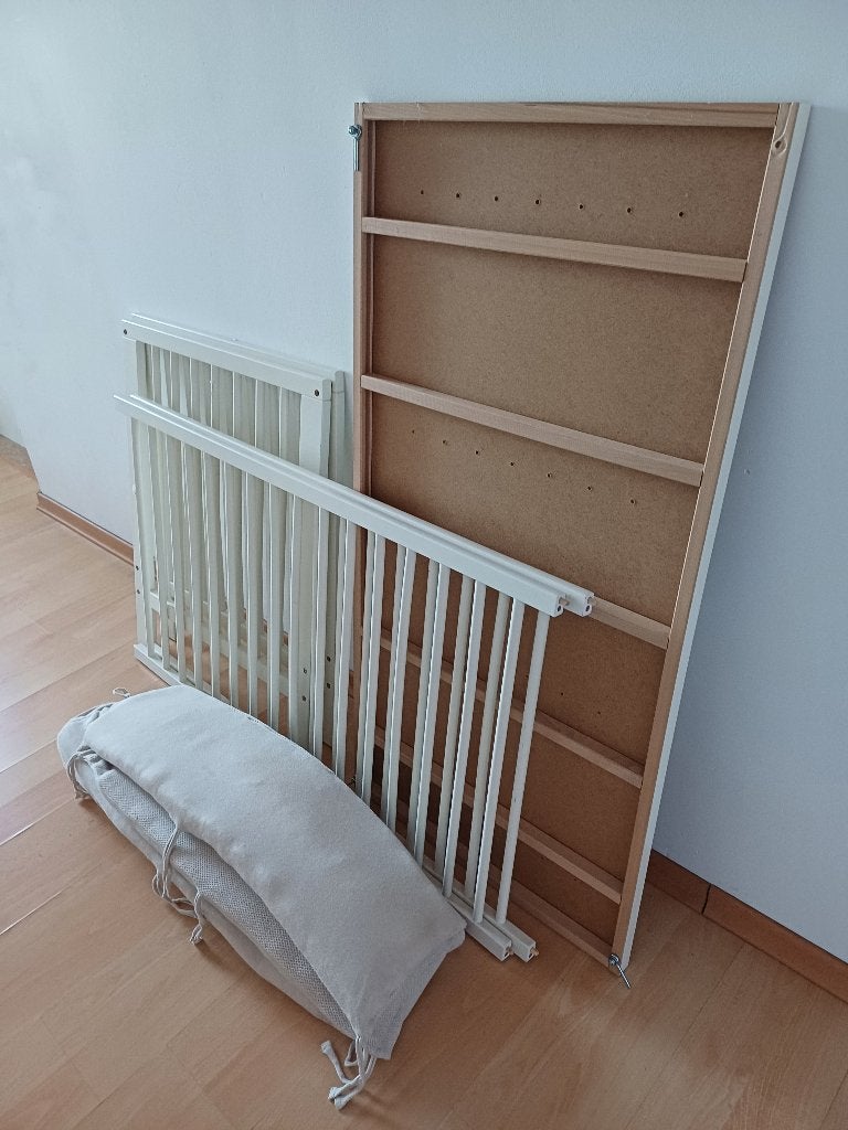 Babybed met toebehoren, Enfants & Bébés, Enlèvement, Utilisé, Lit