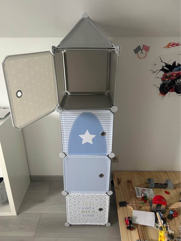 Etagère Atmosphera enfant grise, Maison & Meubles, Démontable, Enlèvement, Utilisé, Étagère