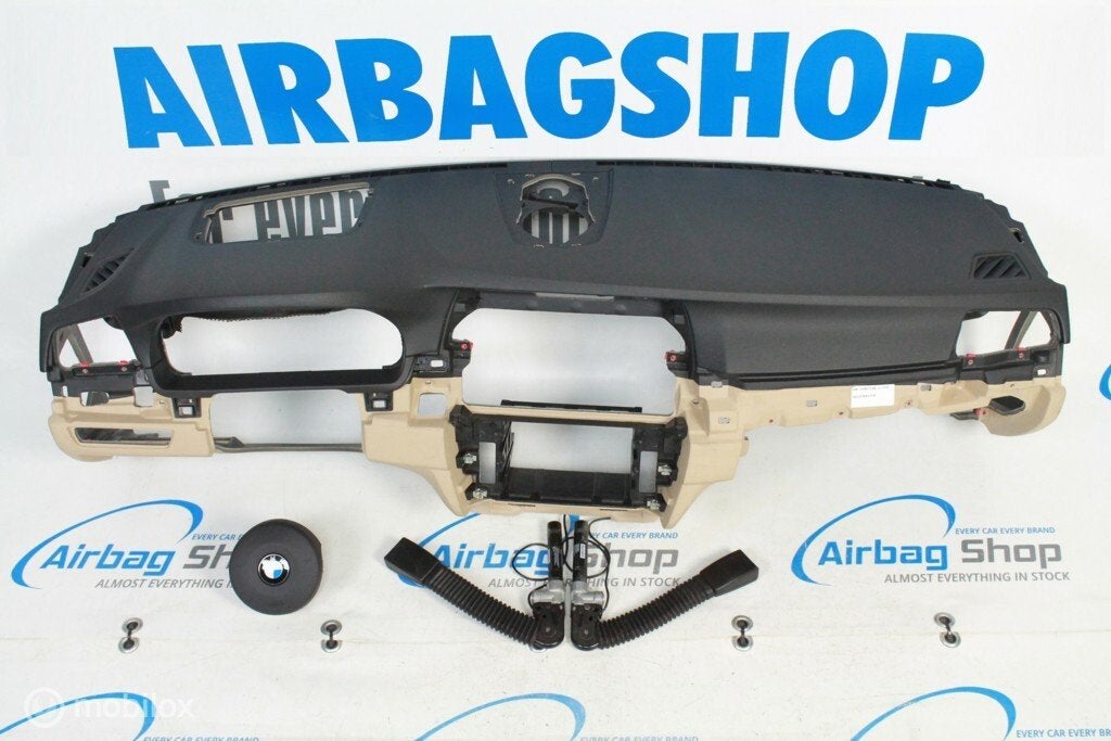 Airbag kit Tableau de bord M noir beige BMW F10, Enlèvement ou Envoi, Utilisé