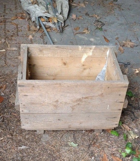 Houten bak, Ophalen