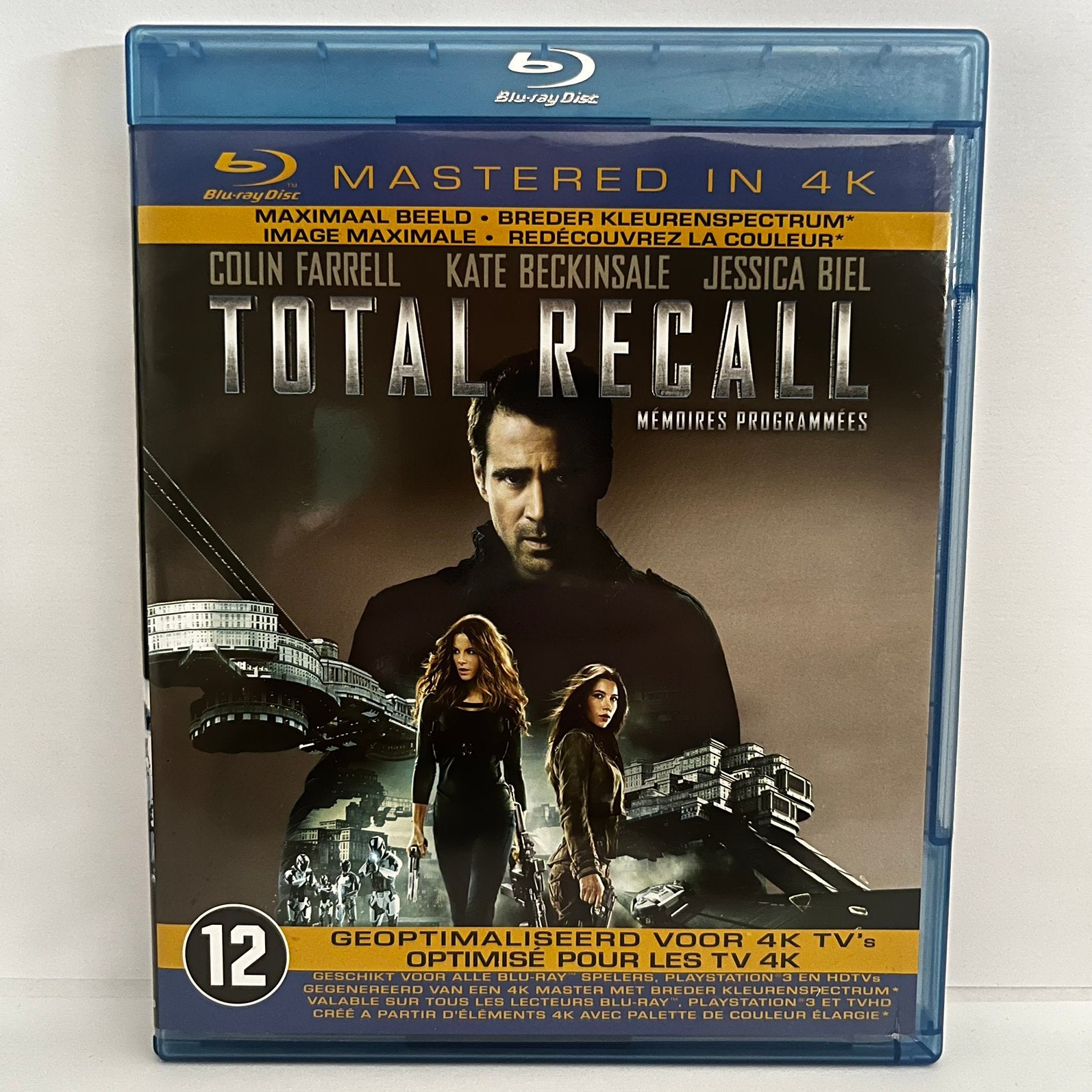 Total Recall (2012) - Masterisé en Blu-ray 4K, CD & DVD, Blu-ray, Comme neuf, Thrillers et Policier, Enlèvement ou Envoi