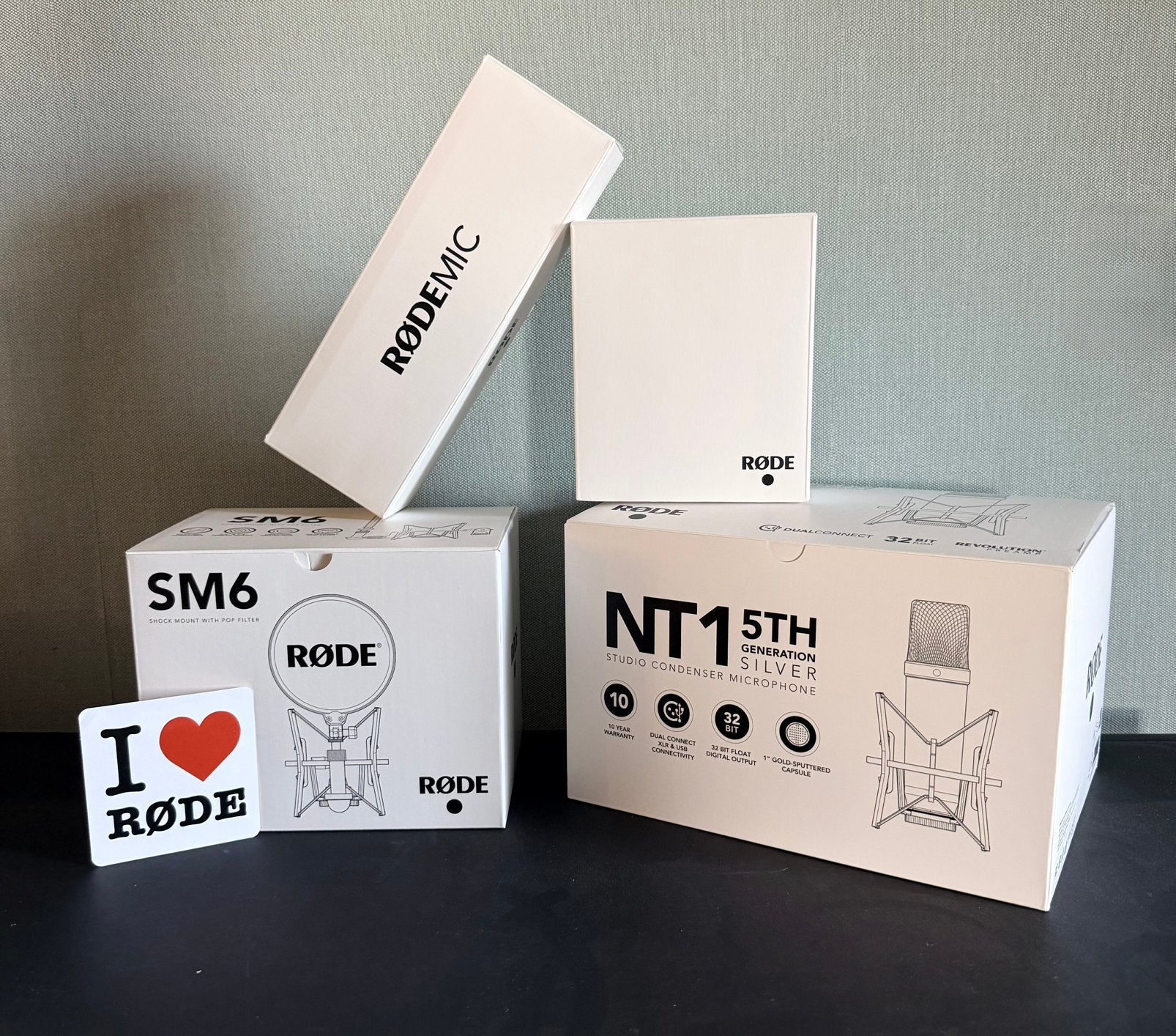 Microfoon Røde NT1 5th, Musique & Instruments, Enlèvement, Comme neuf, Micro studio
