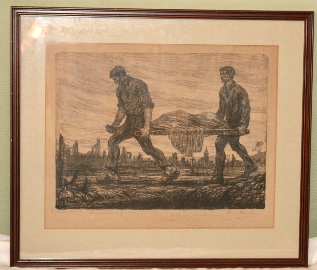 Pierra Paulus (1881-1959) Litho Gesugneerd, Signé, Enlèvement ou Envoi