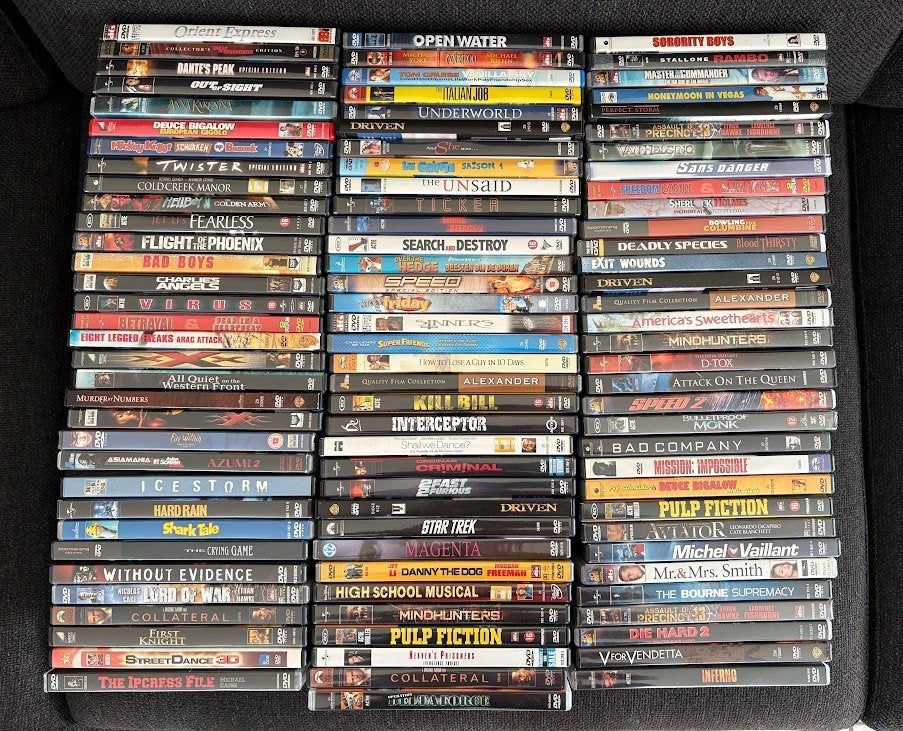 Verzameling 100 DVD's (lot.2), Enlèvement ou Envoi, Comme neuf, Action