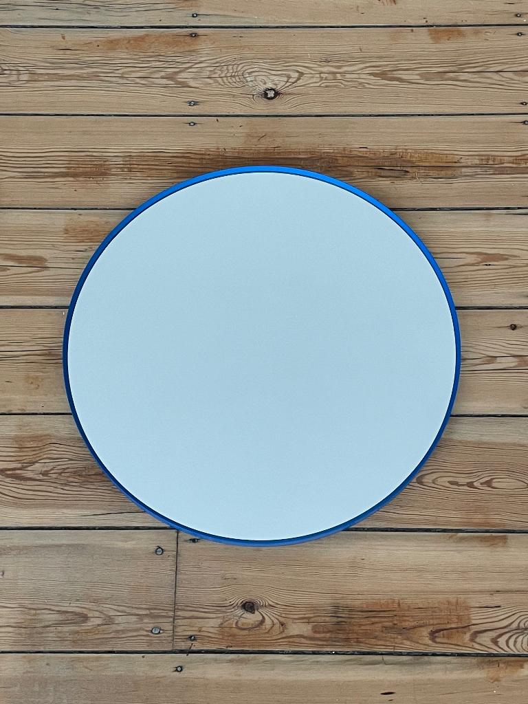 LINDBYN spiegel, blauw, 50 cm, Ophalen, Nieuw, Metaal, 50 tot 75 cm