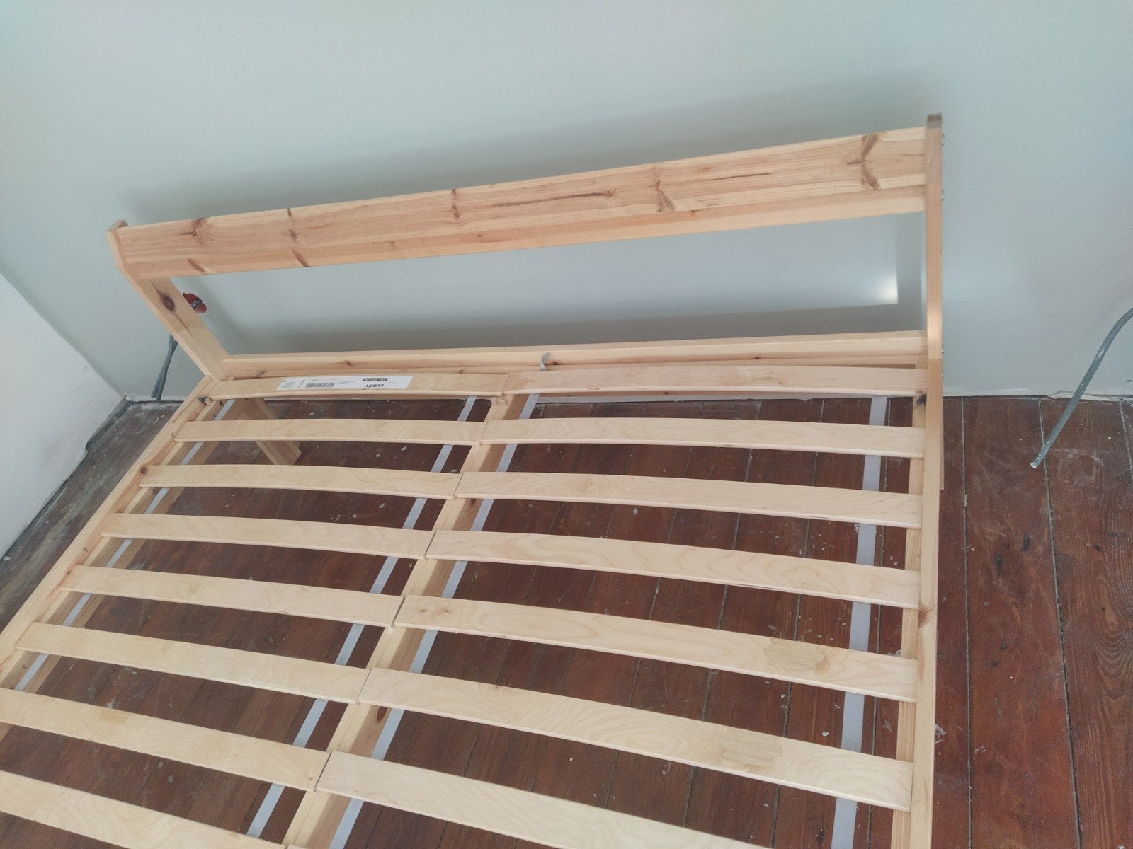 lit bois Ikea 140x200 avec sommiers, Enlèvement