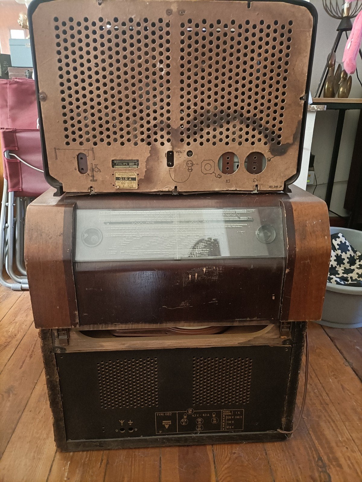 Vintage radio's, Antiek en Kunst, Antiek | Tv's en Audio, Ophalen