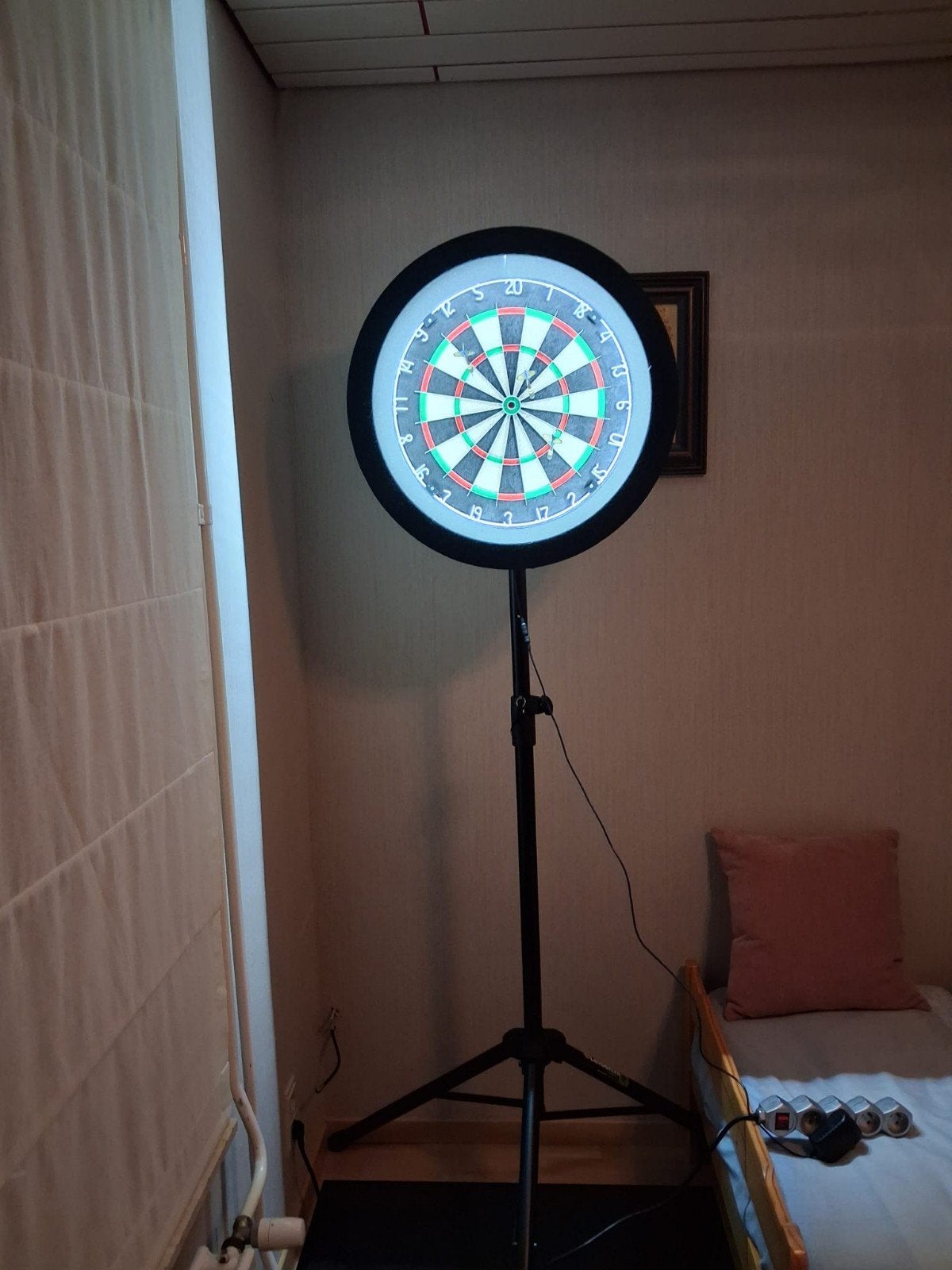 Mobiele dartbaan, Enlèvement