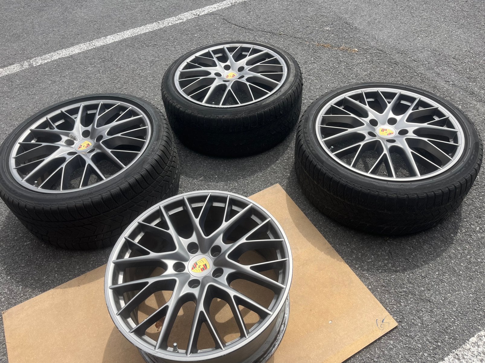 Porsche velgen 4x, Enlèvement, Jante(s)