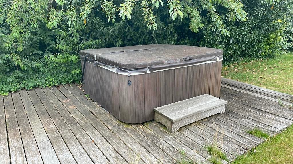 Jacuzzi hotspring 6 personen, Jardin & Terrasse, Bains à remous et Spas, Enlèvement, Utilisé, Fixé
