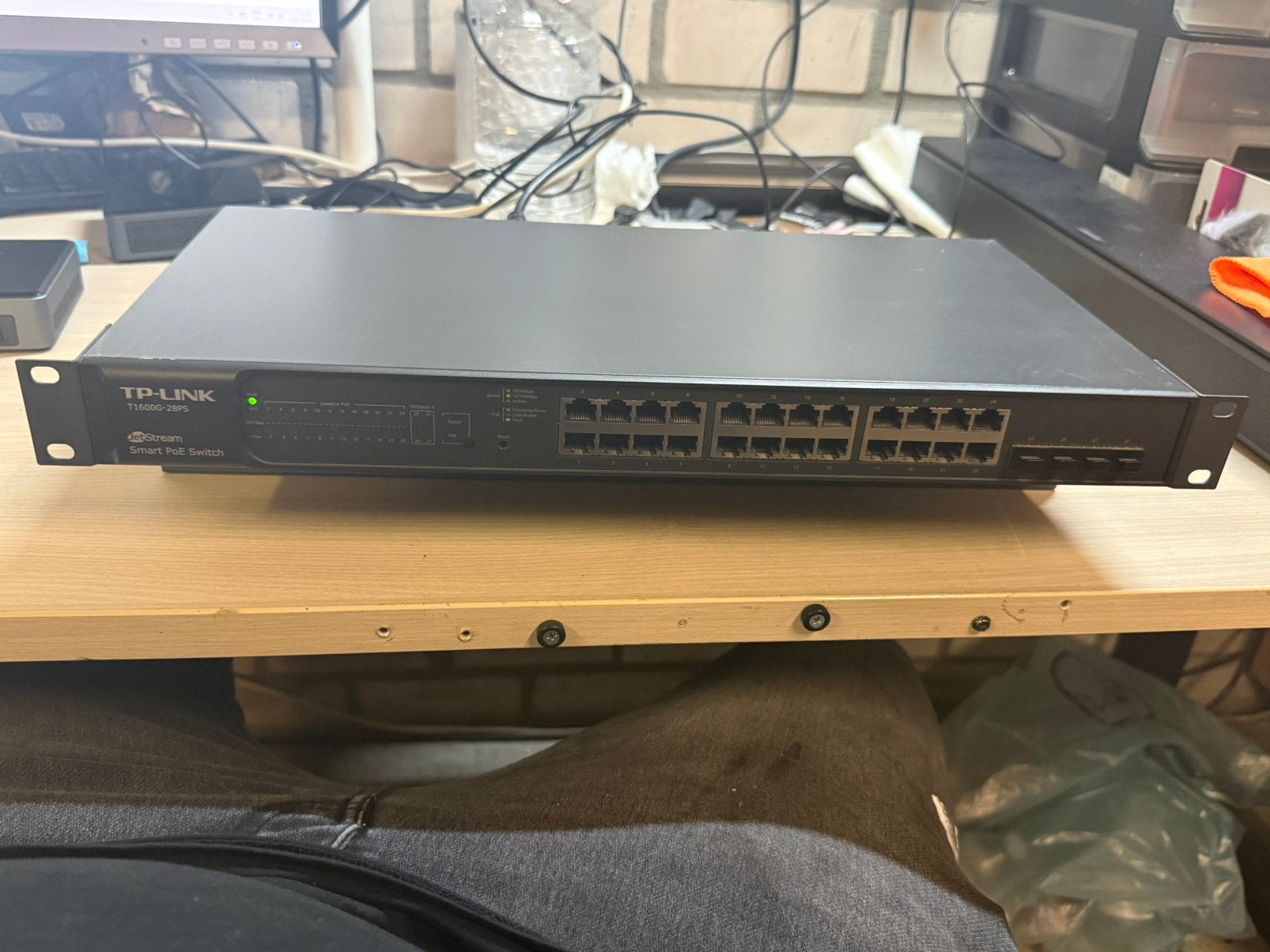 TP-Link JetStream T1600G-28PS Smart PoE Switch, Enlèvement, Comme neuf