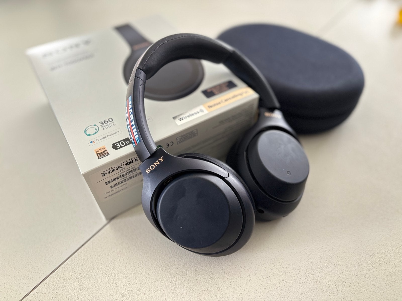 Sony WH-1000XM4 Noise Cancel -enkel thuisgebruik, Bluetooth, Enlèvement ou Envoi, Circum-aural, Comme neuf
