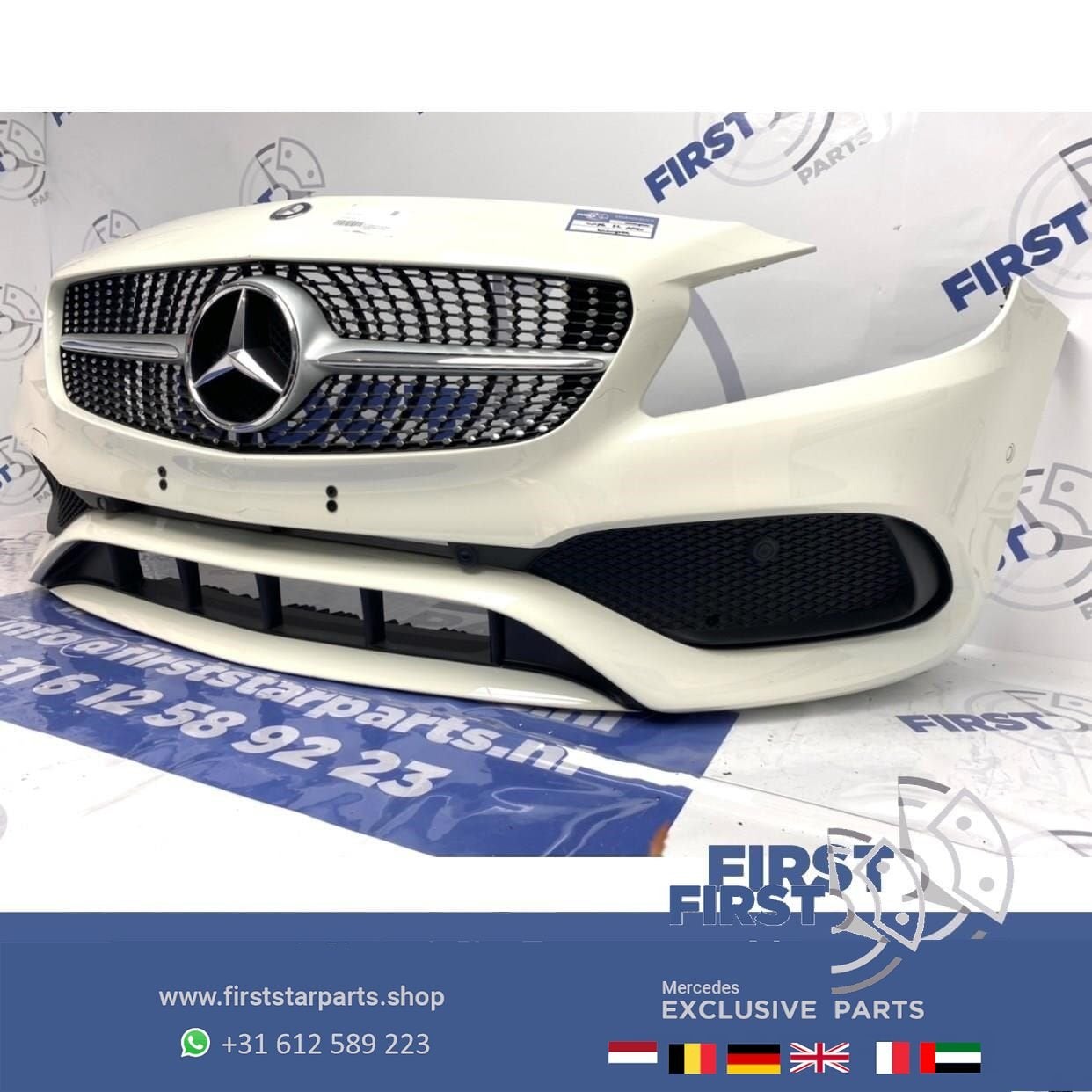 W176 FACELIFT AMG Voorbumper WIT Mercedes A Klasse 2018 comp, Utilisé, -, Avant, -