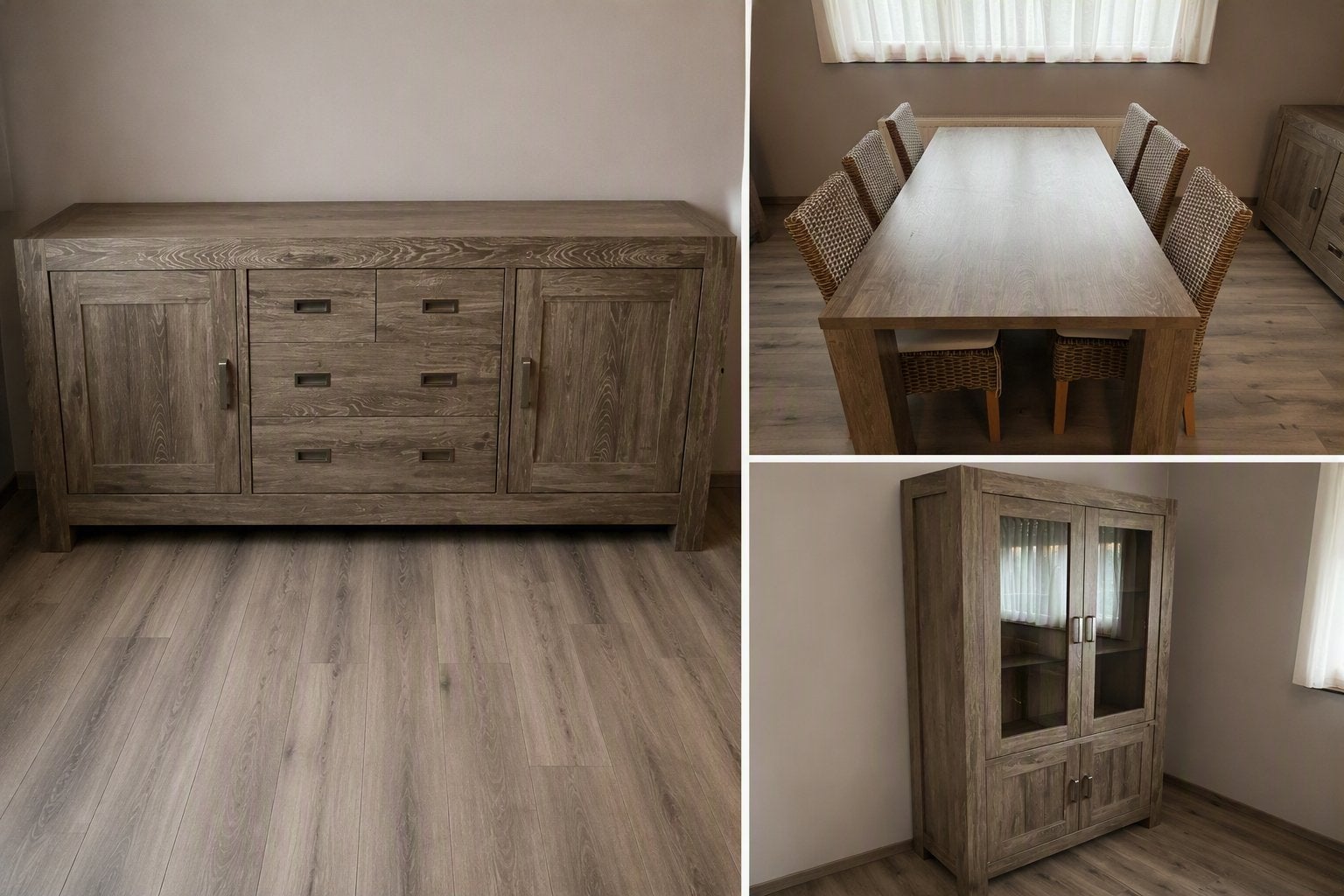 Kast, dressoir en tafel te koop, Ophalen