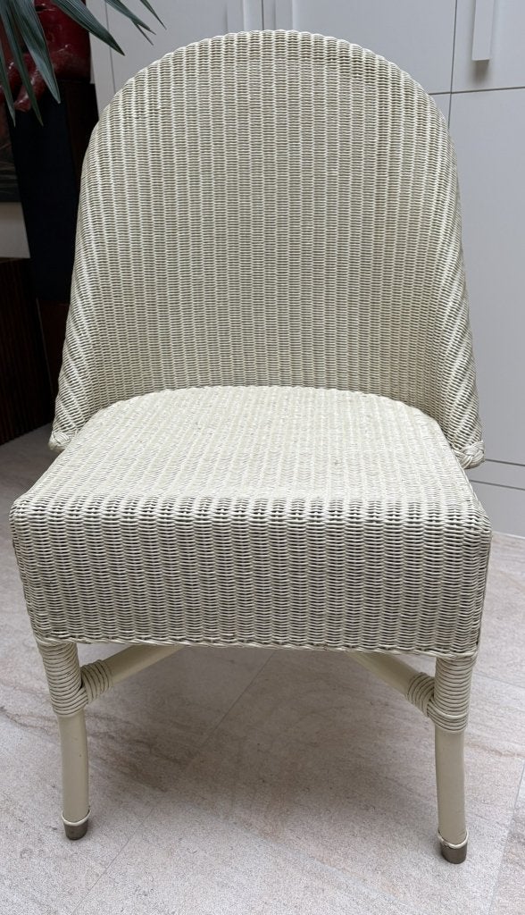 stoelen Lloyd Loom, 8 stuks, Huis en Inrichting, Ophalen, Gebruikt, Wit, Hout