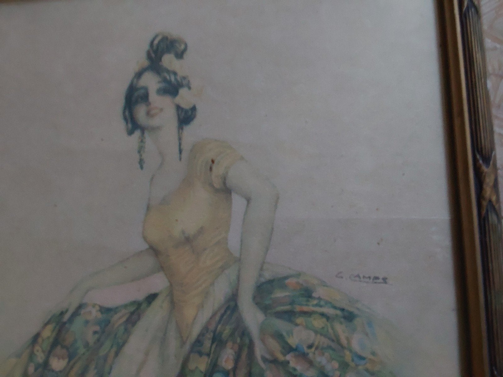 Mooie litho van Gaspar Camps, Ophalen