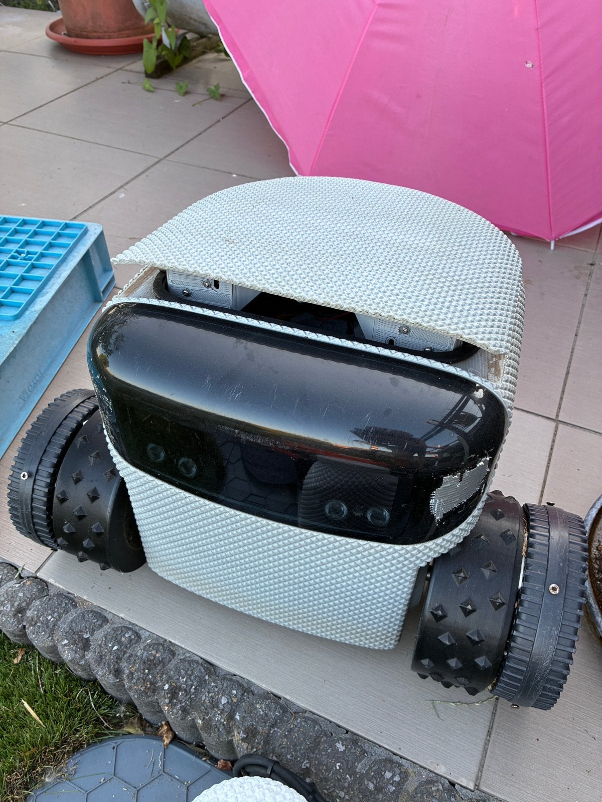 Eeve Willow grasrobot, Tondeuse rotative, Enlèvement, Utilisé, Tondeuses à gazon sur batterie