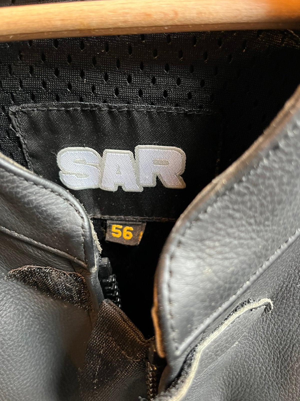 Veste de moto en cuir taille 56, Enlèvement, Seconde main, Hommes, Manteau | cuir