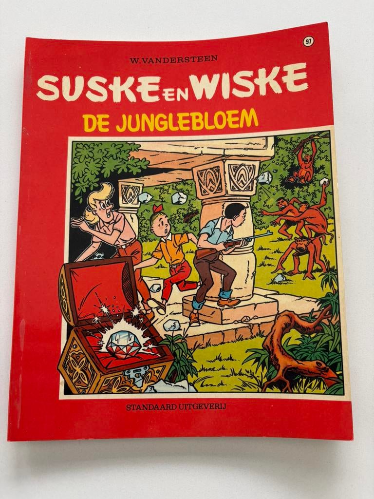 Suske en Wiske De Junglebloem nr.97, Eén stripboek, Ophalen of Verzenden, Zo goed als nieuw