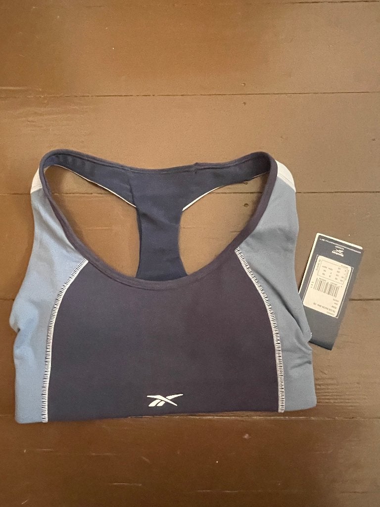 Reebok sport beha TS Lux racer bra, maat XS, nieuw, Kleding | Dames, Sportkleding, Blauw, Nieuw, Ophalen of Verzenden, Maat 34 (XS) of kleiner