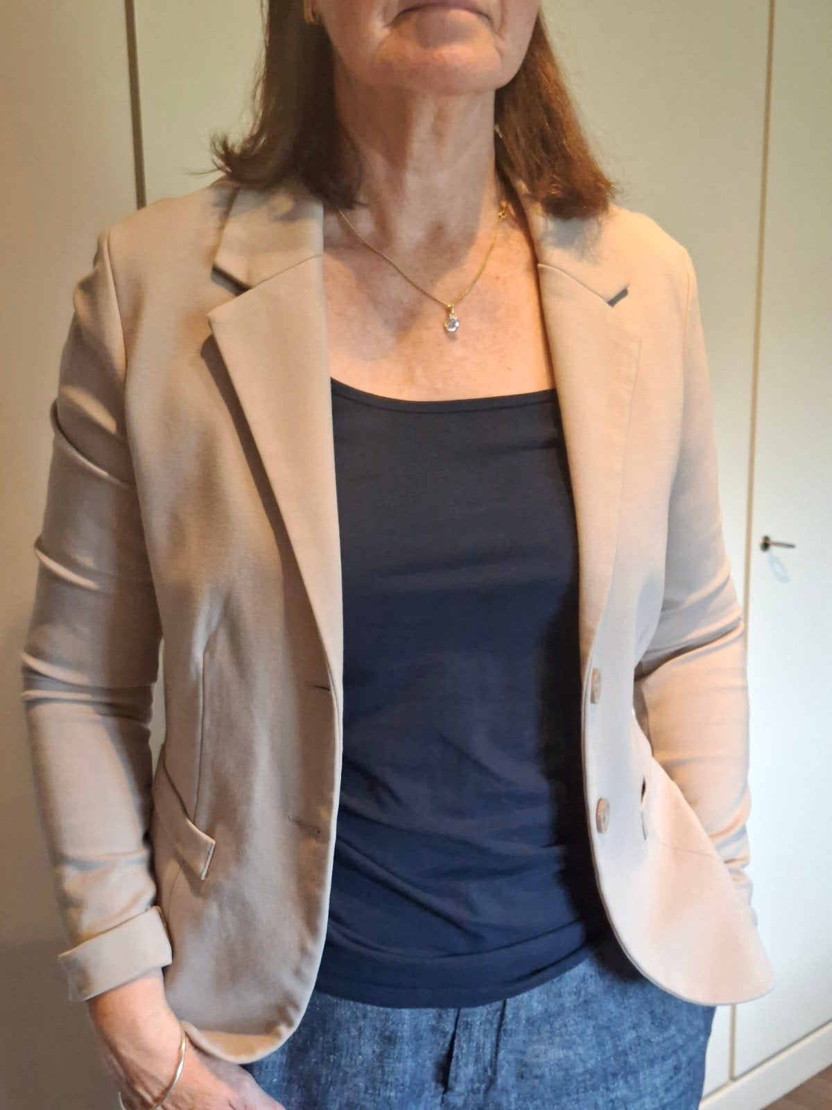 blazer, Kleding | Dames, Jassen | Zomer, Imperial, Ophalen of Verzenden, Maat 38/40 (M), Beige